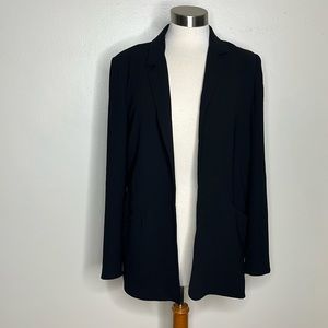 MANGO Open Front Buttonless Relaxed Fit Blazer Sz‎ 6